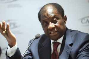 Aexis Tambwe Mwamba, ministre de la justice et co-modérateur de la MP au dialogue